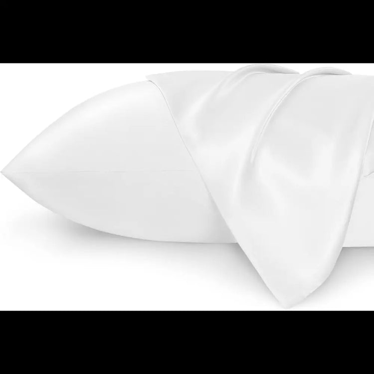 Premium-quality white 500 thread count pillowcase with a sleek and elegant design, perfect for a restful sleep