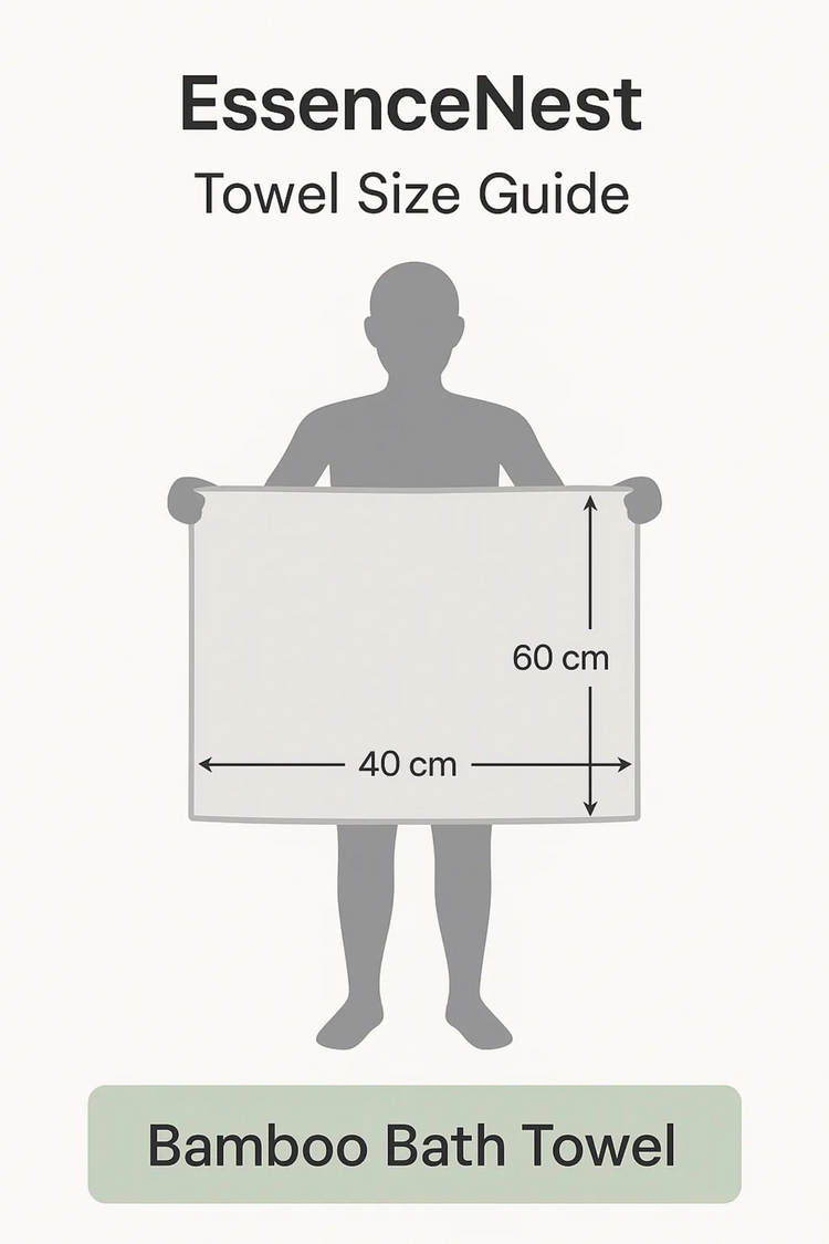 Hand towel size