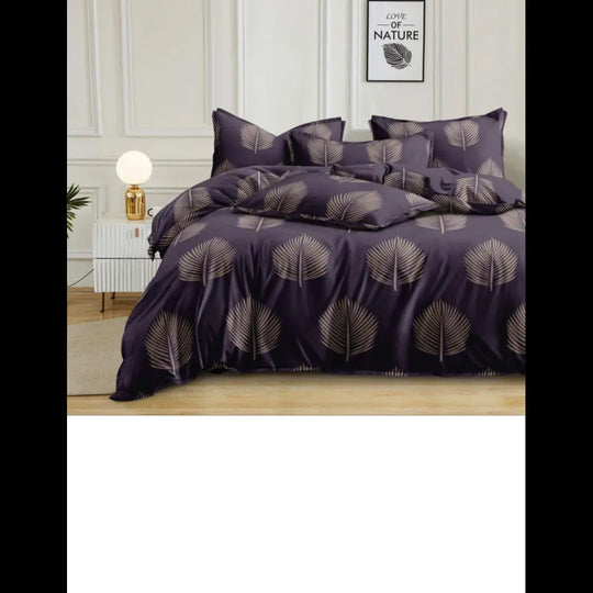 Mejanta Blue Oasis Fitted Bedsheet – 140 GSM, 230 TC